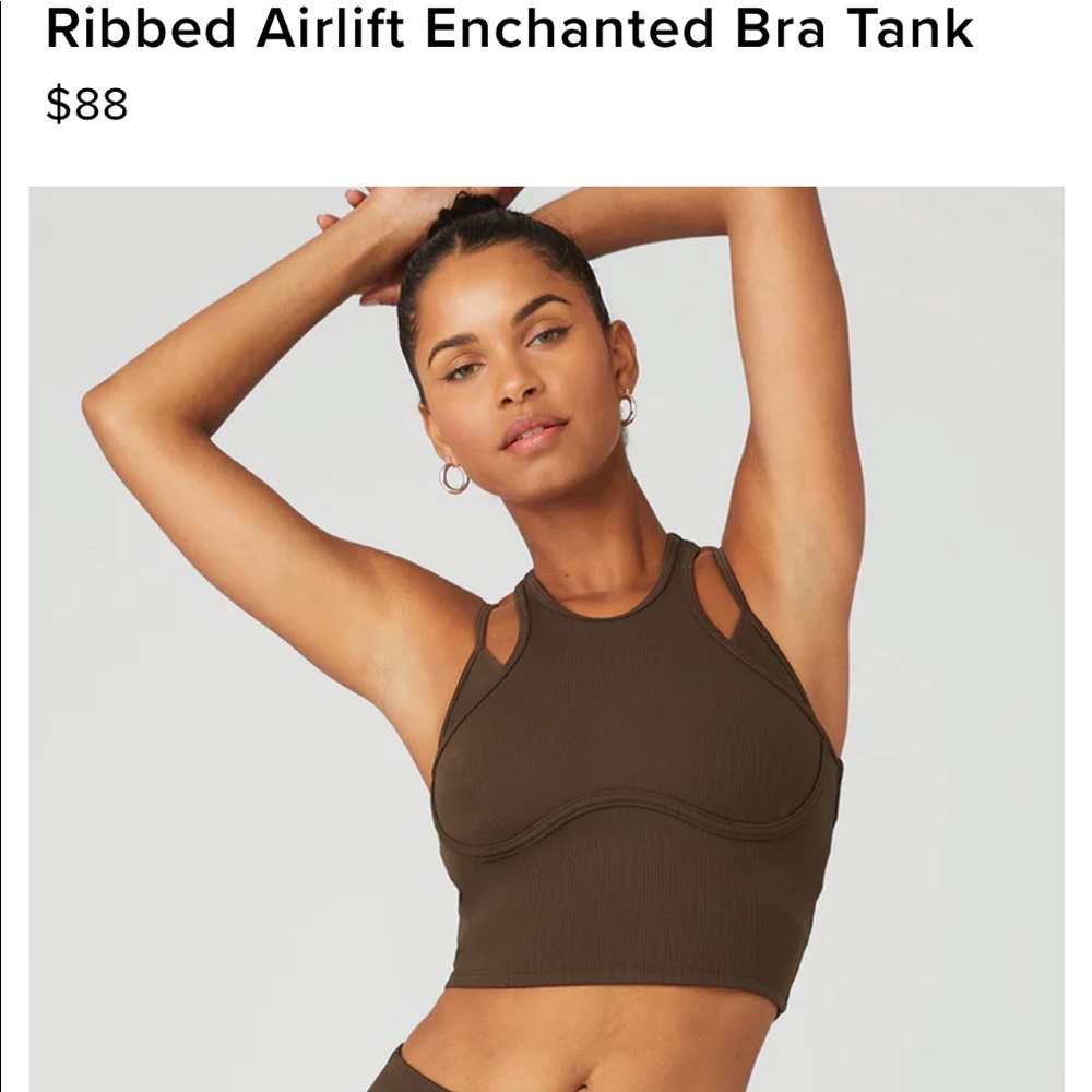 Alo Yoga Airlift Ribbed Enchanted Bra